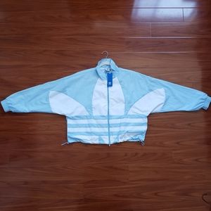 ADIDAS LARGE LOGO TRACK TOP IN SIZE XL